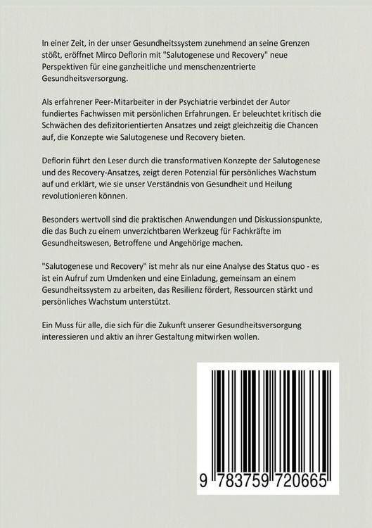 Produktbild: Salutogenese und Recovery