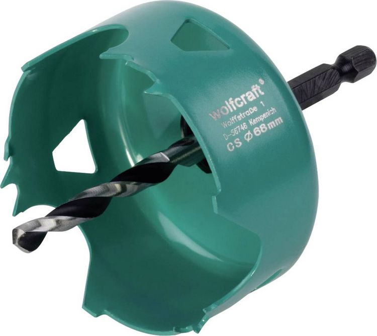 Produktbild: Wolfcraft 5968000 Lochs&auml;ge 68mm 1St.