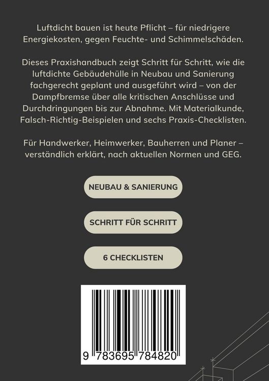 Produktbild: Luftdichtes Bauen