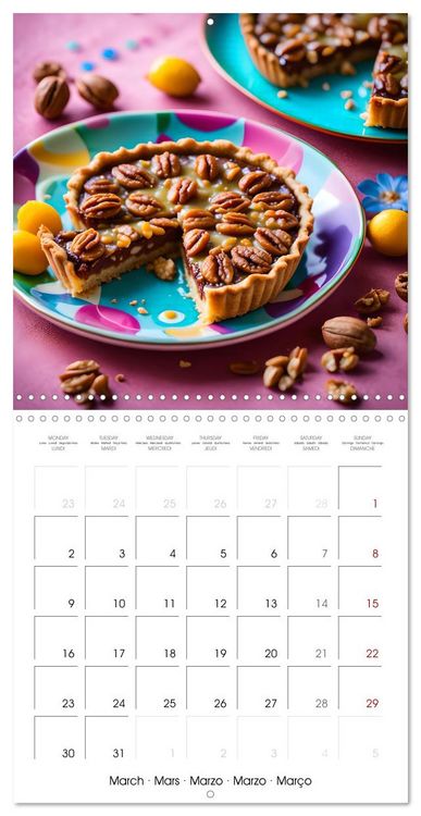Produktbild: Dessert dreams (Wall Calendar 2026 12 &times; 12 Inch) CALVENDO 12 Month Wall Calendar