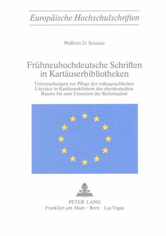 Produktbild: Fr&uuml;hneuhochdeutsche Schriften in Kart&auml;userbibliotheken