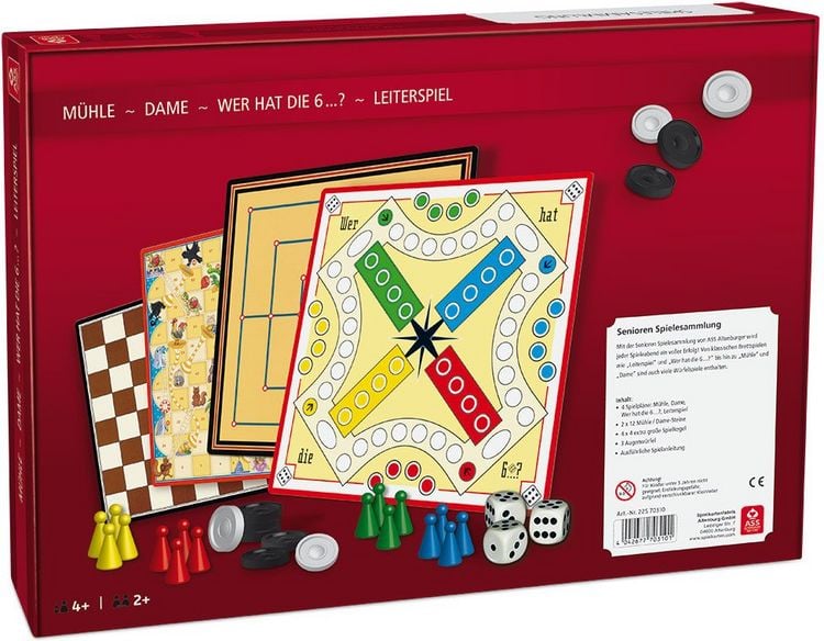 Produktbild: Spielesammlung mit extra gro&szlig;en Spielsteinen
