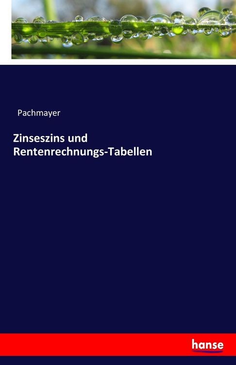 Produktbild: Zinseszins und Rentenrechnungs-Tabellen