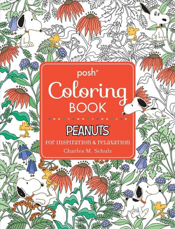 Produktbild: Posh Adult Coloring Book: Peanuts for Inspiration & Relaxation