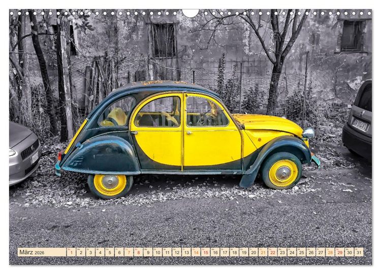 Produktbild: Citro&euml;n 2CV - Entenparade (Wandkalender 2026 DIN A3 quer), CALVENDO Monatskalender