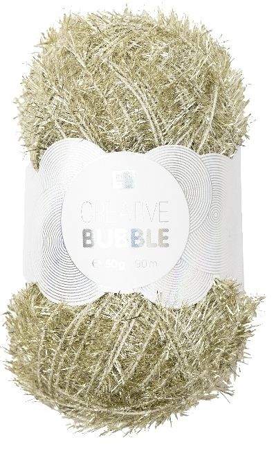 Produktbild: Sp&uuml;lschwammgarn Creative Bubble Metallic Gold