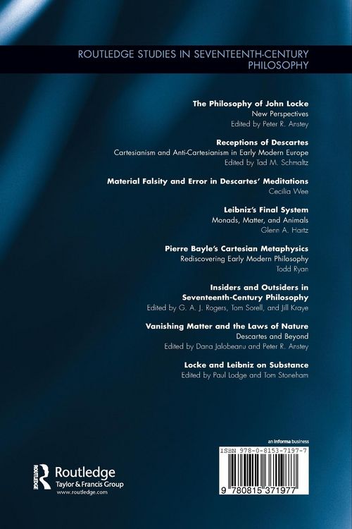 Produktbild: Locke and Leibniz on Substance