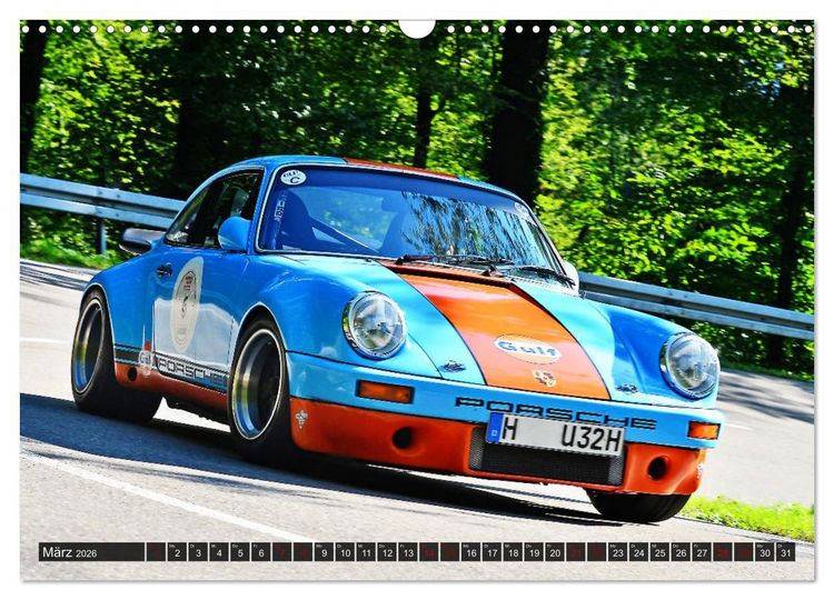 Produktbild: Porsche Oldtimer - EGGBERG KLASSIK - Der Berg ruft (Wandkalender 2026 DIN A3 quer), CALVENDO Monatskalender