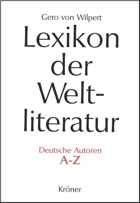 Produktbild: Lexikon der Weltliteratur - Deutsche Autoren