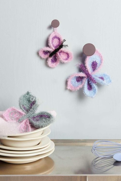 Produktbild: H&auml;kelset Bubble "Schmetterling"