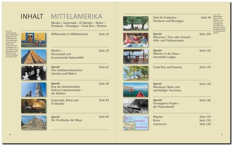 Produktbild: Horizont Mittelamerika - Mexiko · Guatemala · El Salvador · Belize · Honduras · Nicaragua · Costa Rica · Panama