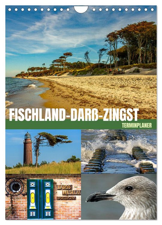 Produktbild: Fischland-Dar&szlig;-Zingst Terminplaner (Wandkalender 2026 DIN A4 hoch), CALVENDO Monatskalender
