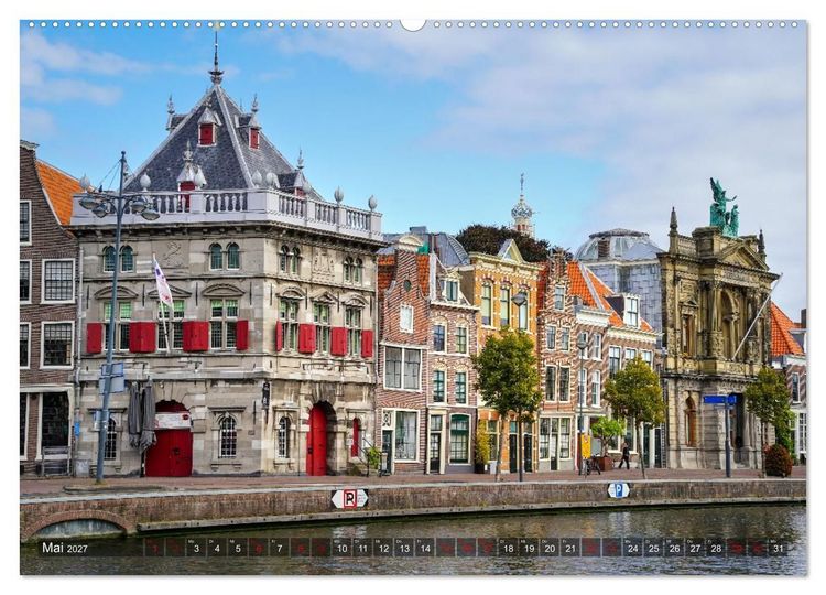 Produktbild: Haarlem - Kleine Schwester von Amsterdam (hochwertiger Premium Wandkalender 2027 DIN A2 quer), Kunstdruck in Hochglanz