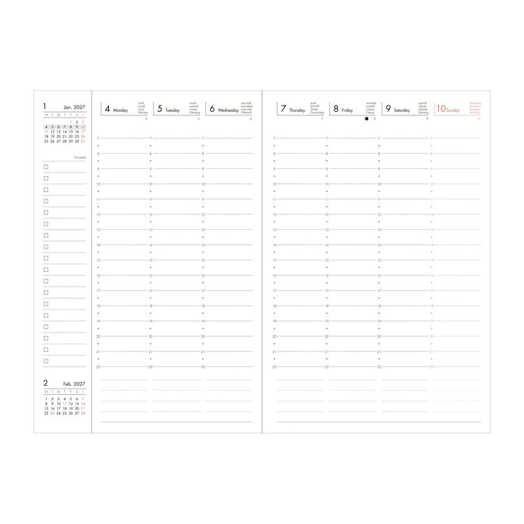 Produktbild: Refill // 2026/27 Diary B6