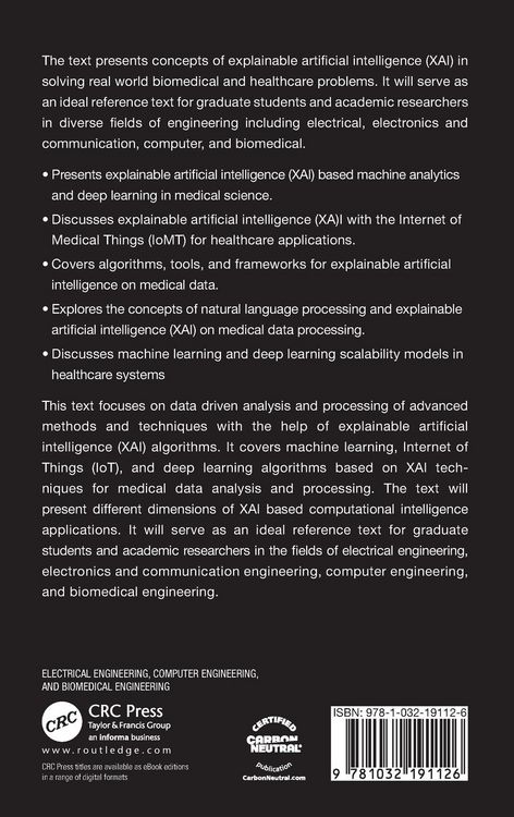 Produktbild: Medical Data Analysis and Processing using Explainable Artificial Intelligence