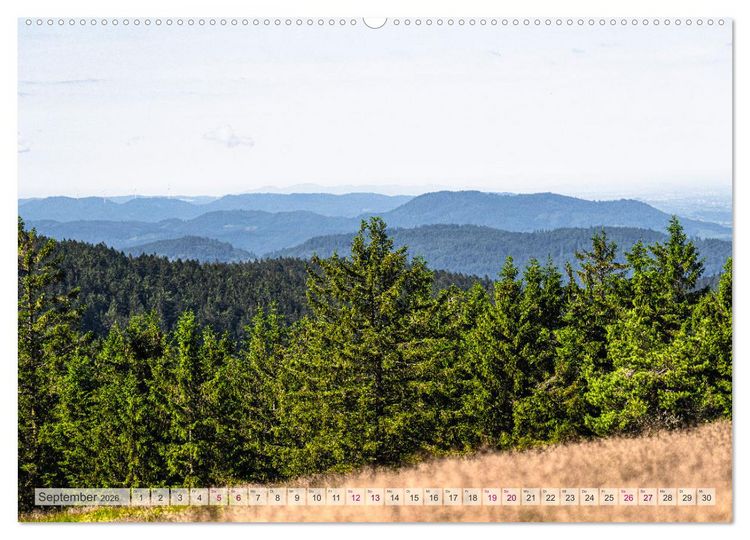 Produktbild: Entlang der Schwarzwald-Hochstra&szlig;e (Wandkalender 2026 DIN A2 quer), CALVENDO Monatskalender