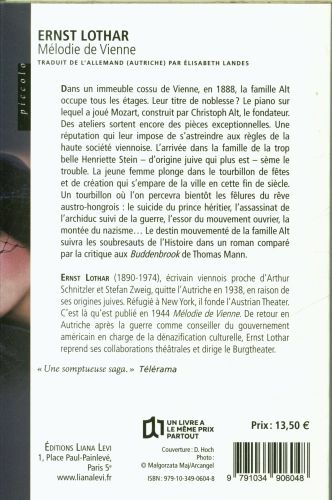 Produktbild: M&eacute;lodie de Vienne : roman d'une maison