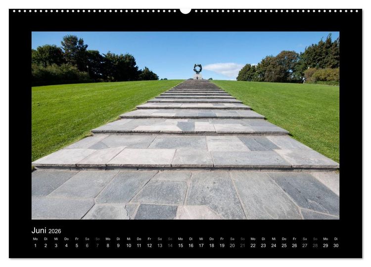 Produktbild: Oslo (hochwertiger Premium Wandkalender 2026 DIN A2 quer), Kunstdruck in Hochglanz