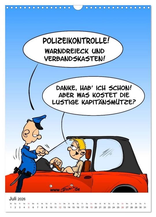 Produktbild: Trumix Cartoons - Nichts geht mehr (Wandkalender 2026 DIN A3 hoch), CALVENDO Monatskalender