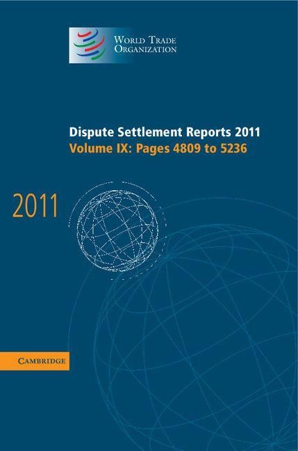 Produktbild: Dispute Settlement Reports 2011