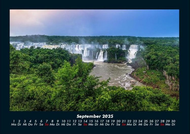 Produktbild: Wasserf&auml;lle 2025 Fotokalender DIN A4