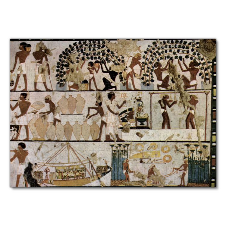 Produktbild: Lais Puzzle &Auml;gyptischer Maler um 1500 v. Chr. - Grabkammer eines Unbekannten, Szenen der Wandgestaltung 500 Teile