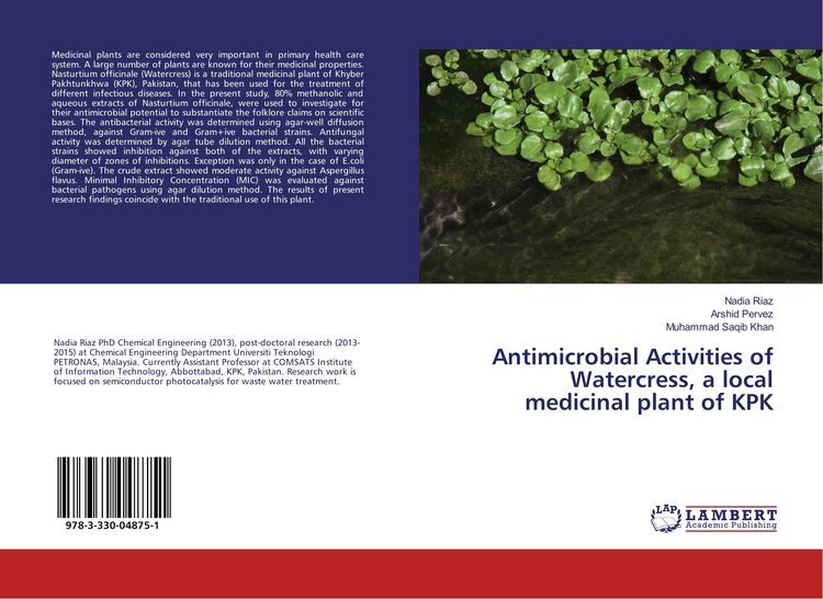 Produktbild: Antimicrobial Activities of Watercress, a local medicinal plant of KPK