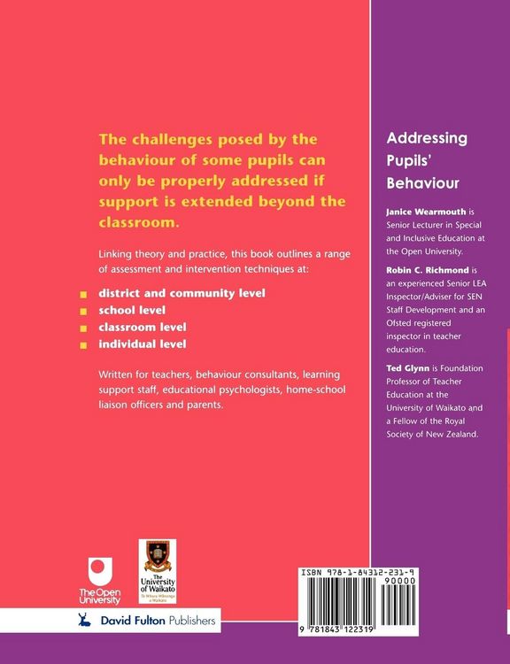 Produktbild: Addressing Pupil's Behaviour