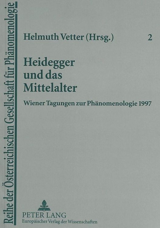 Produktbild: Heidegger und das Mittelalter