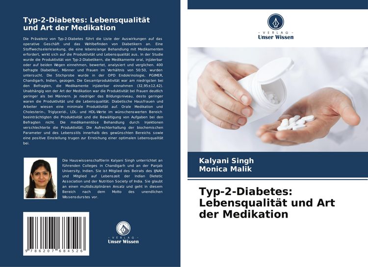 Produktbild: Typ-2-Diabetes: Lebensqualit&auml;t und Art der Medikation