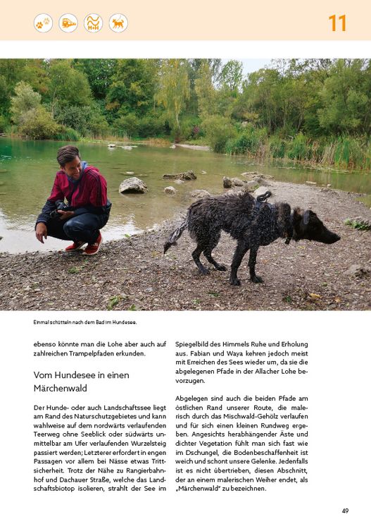 Produktbild: Die sch&ouml;nsten Wanderungen mit Hunden im Gro&szlig;raum M&uuml;nchen