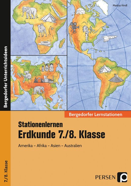 Produktbild: Stationenlernen Erdkunde 7./8. Klasse
