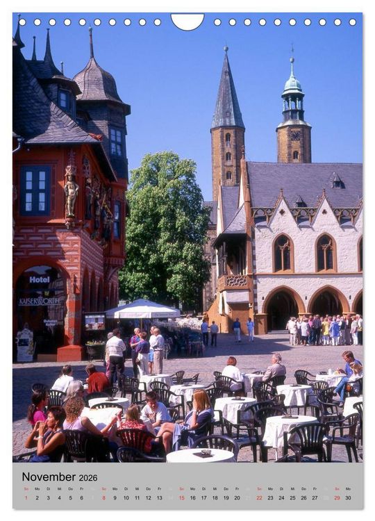 Produktbild: Der Harz und seine Sehensw&uuml;rdigkeiten (Wandkalender 2026 DIN A4 hoch), CALVENDO Monatskalender