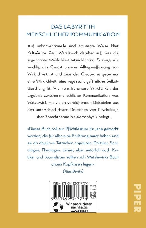 Wie wirklich ist die Wirklichkeit?