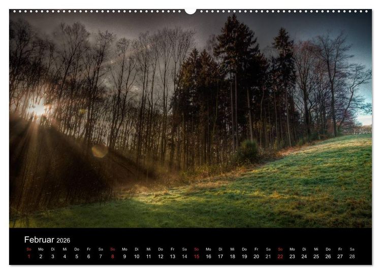 Produktbild: Vor der T&uuml;r mein l&auml;ndliches Ruhrgebiet (hochwertiger Premium Wandkalender 2026 DIN A2 quer), Kunstdruck in Hochglanz