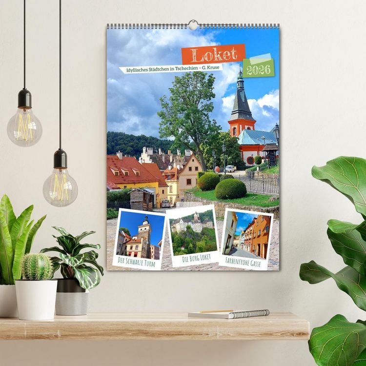 Produktbild: Loket - Idyllisches St&auml;dtchen in Tschechien (Wandkalender 2026 DIN A2 hoch), CALVENDO Monatskalender