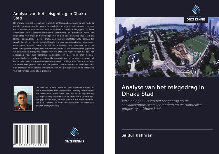 Produktbild: Analyse van het reisgedrag in Dhaka Stad
