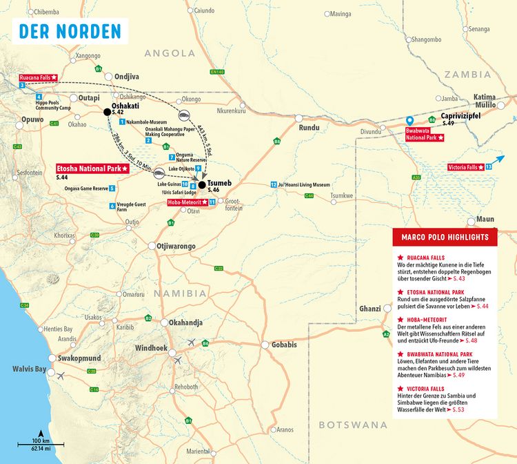 Produktbild: MARCO POLO Reisef&uuml;hrer Namibia