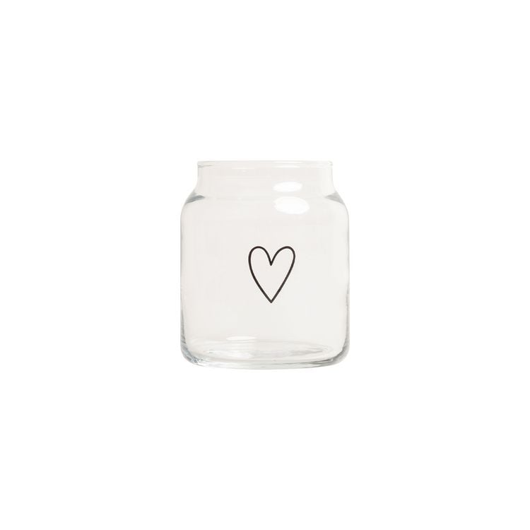 Produktbild: Vase aus Glas klein Herz
