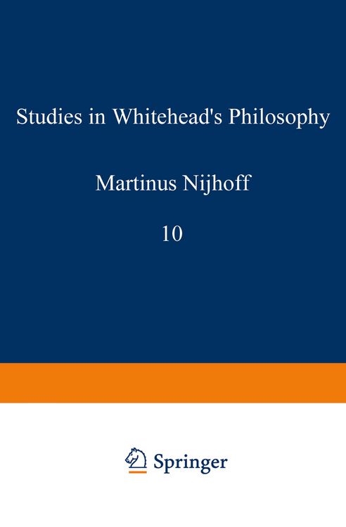 Produktbild: Studies in Whitehead&rsquo;s Philosophy