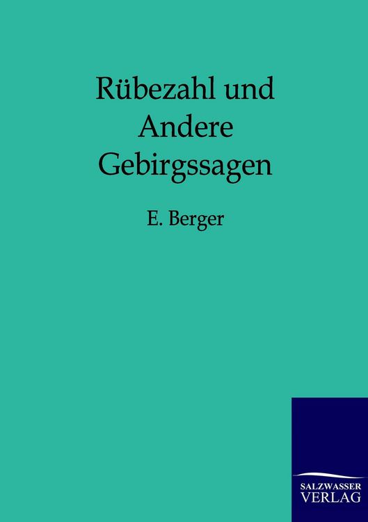 Produktbild: R&uuml;bezahl und Andere Gebirgssagen