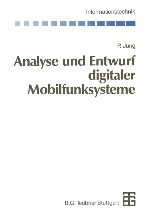 Produktbild: Analyse und Entwurf digitaler Mobilfunksysteme
