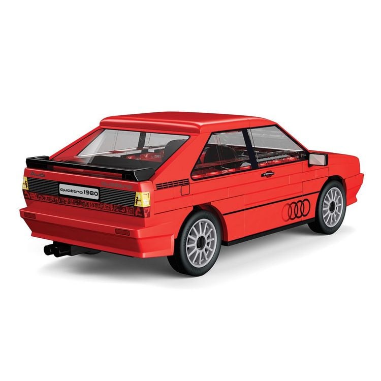 Produktbild: COBI 24664 - Audi Quattro 1980, rot, 1:35, Bausatz, 79 Klemmbausteine