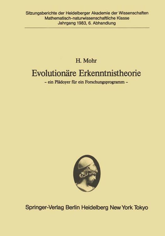 Produktbild: Evolution&auml;re Erkenntnistheorie