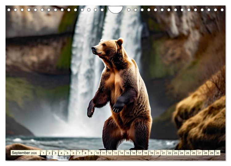 Produktbild: Gro&szlig;e und kleine B&auml;ren (Wandkalender 2026 DIN A4 quer), CALVENDO Monatskalender
