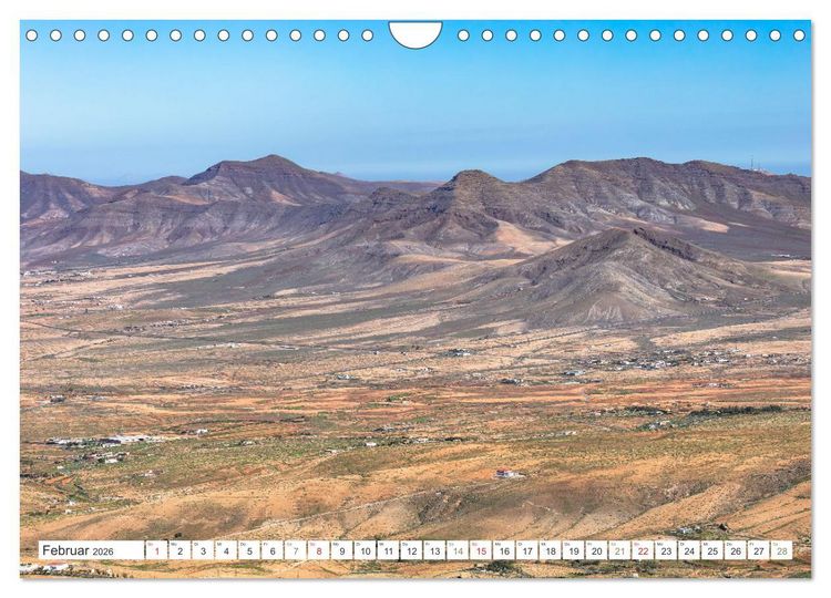 Produktbild: Fuerteventura - W&uuml;stenzauber und Meeresrauschen (Wandkalender 2026 DIN A4 quer), CALVENDO Monatskalender