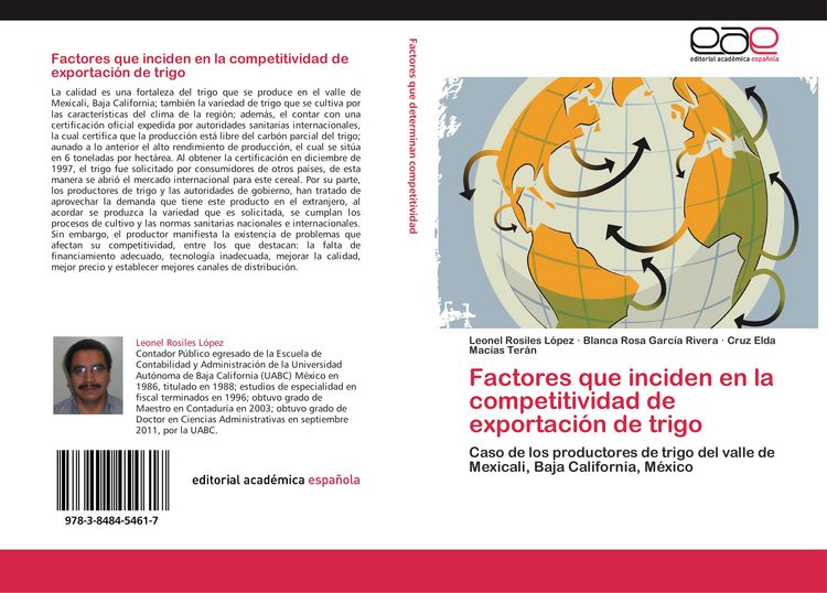 Produktbild: Factores que inciden en la competitividad de exportaci&oacute;n de trigo