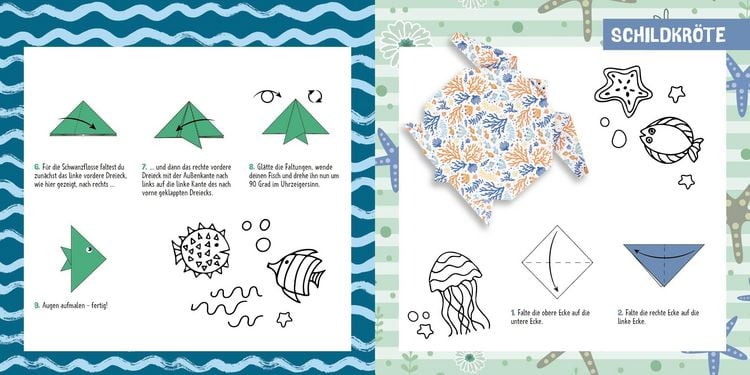 Produktbild: 88 x Origami Kids &ndash; Unter Wasser
