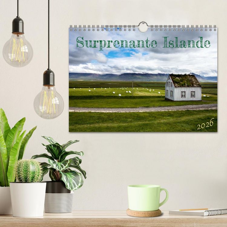 Produktbild: Surprenante Islande (Calendrier mural 2026 DIN A4 vertical), CALVENDO calendrier mensuel