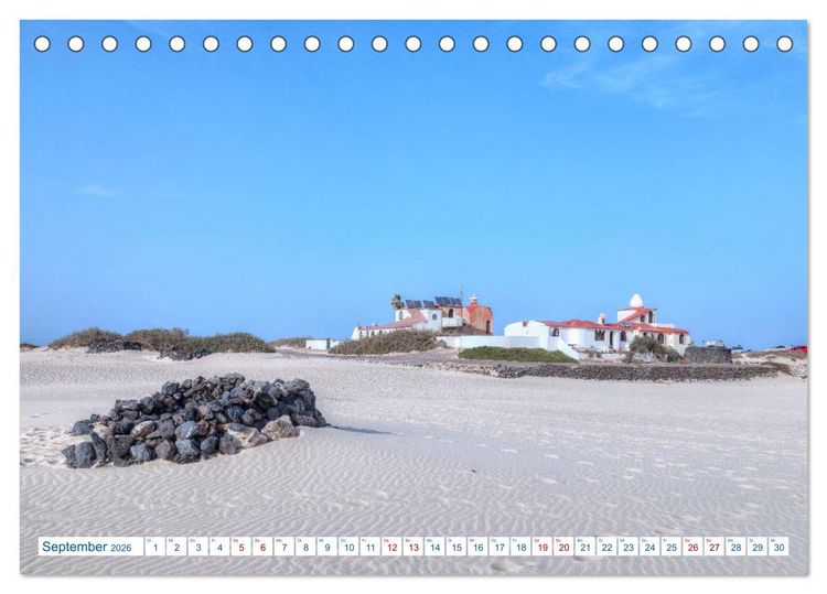 Produktbild: Fuerteventura, die ungez&auml;hmte Kanareninsel (Tischkalender 2026 DIN A5 quer), CALVENDO Monatskalender